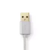 Mobile phone cable Nedis CCTB39300AL30 Aluminium 3 m USB A Lightning