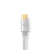 Lightning Cable Nedis CCTB39650AL10 1m Aluminium USB C