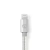 Lightning Cable Nedis CCTB39650AL10 1m Aluminium USB C