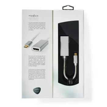 Video Cable Adapter Nedis CCTB64450AL02 0.2m USB Type-C DisplayPort