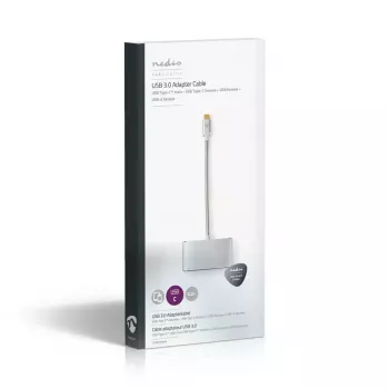 Laptop dock Nedis CCTB64760AL02 Aluminium 0.2m cable 5Mbit/s