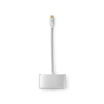Laptop dock Nedis CCTB64760AL02 Aluminium 0.2m cable 5Mbit/s