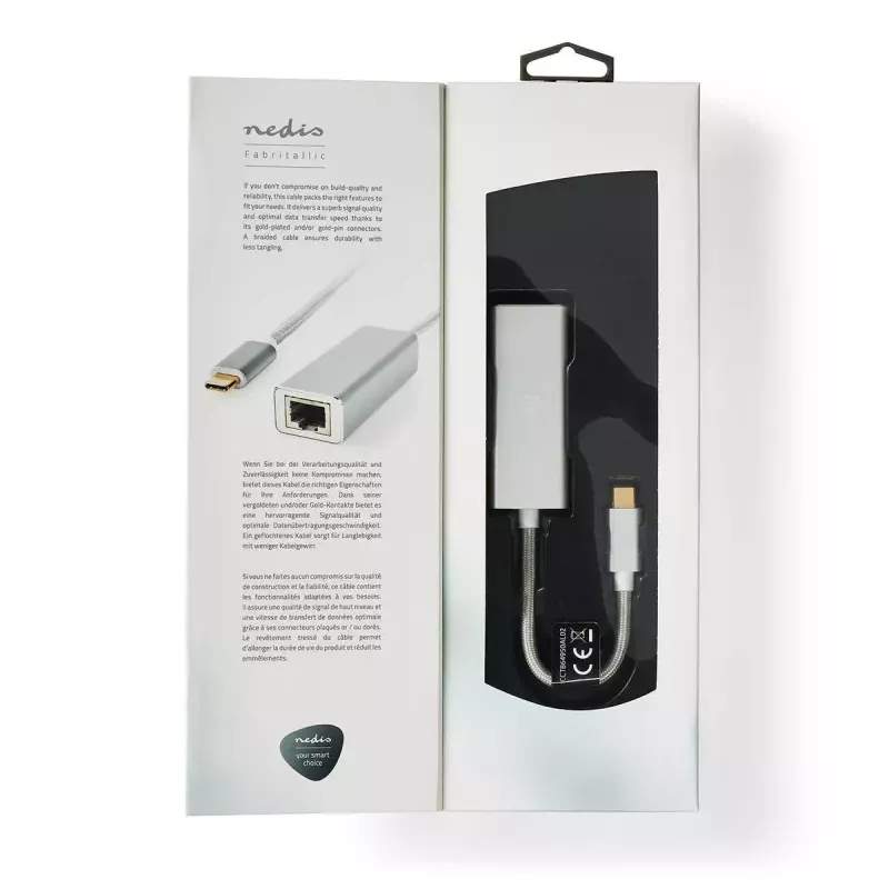 Network Card Nedis CCTB64950AL02 Ethernet 1000 Mbit/s USB Type-C