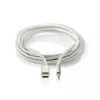 Audio Cable Nedis CCTB65940AL10 1m USB C to 3.5mm Aluminium
