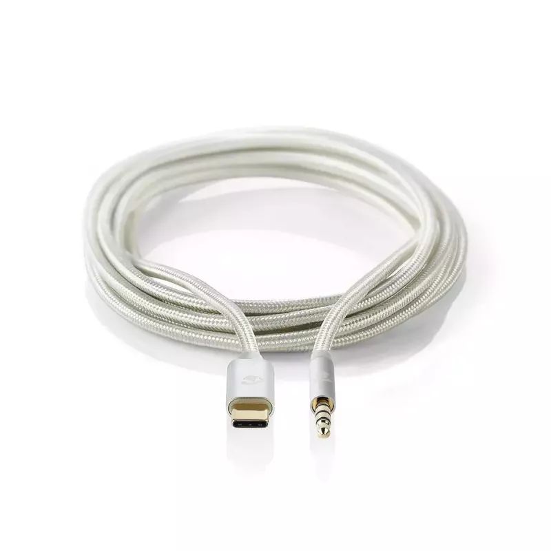 Audio Cable Nedis CCTB65940AL10 1m USB C to 3.5mm Aluminium