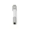 Audio Cable Nedis CCTB65950AL008 3.5mm Female to USB Male 0.08m Aluminium