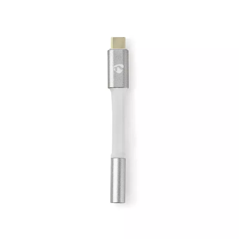 Audio Cable Nedis CCTB65950AL008 3.5mm Female to USB Male 0.08m Aluminium