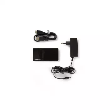 USB Hub Nedis UHUBU3420BK USB 3.2 Gen 1 Micro-B Black