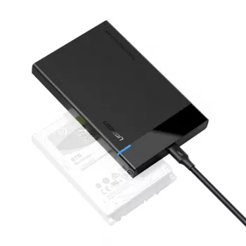 Ugreen 50743 storage drive enclosure HDD enclosure Black 2.5 inch