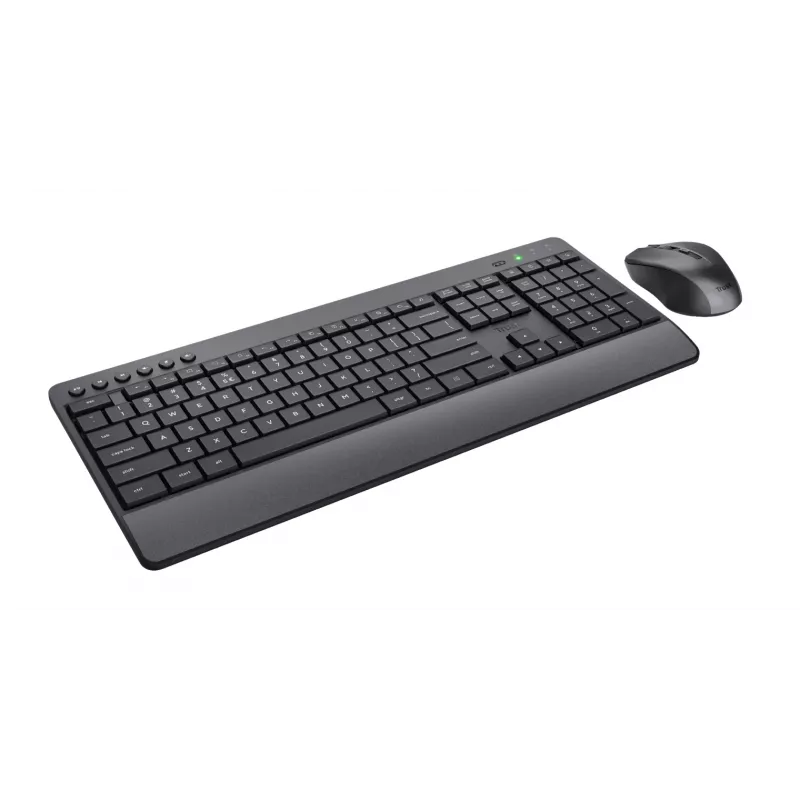 Trust Trezo keyboard Mouse included Universal RF Wireless QWERTZ German Black