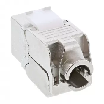 InLine RJ45 Keystone Jack Snap-In module Cat.6a, slim design