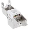 InLine RJ45 Keystone Jack Snap-In module Cat.6a, slim design