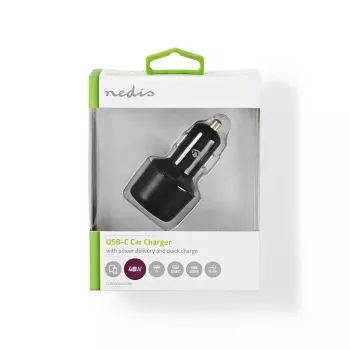 Mobile device charger Nedis CCPD30W100BK Smartphone Black Fast charging