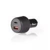 Mobile device charger Nedis CCPD30W100BK Smartphone Black Fast charging