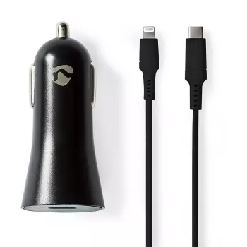 Mobile device charger Nedis CCPDL20W111BK Universal Black Cigar lighter Auto 12-24V