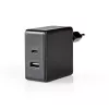 Mobile device charger Nedis WCPD45W100BK Universal Black USB Indoor
