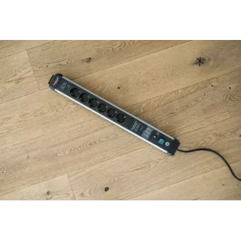 Power Extension Brennenstuhl 1391010620 3m 6 AC Outlets Indoor Black Silver