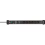 Power Extension Brennenstuhl 1391010620 3m 6 AC Outlets Indoor Black Silver