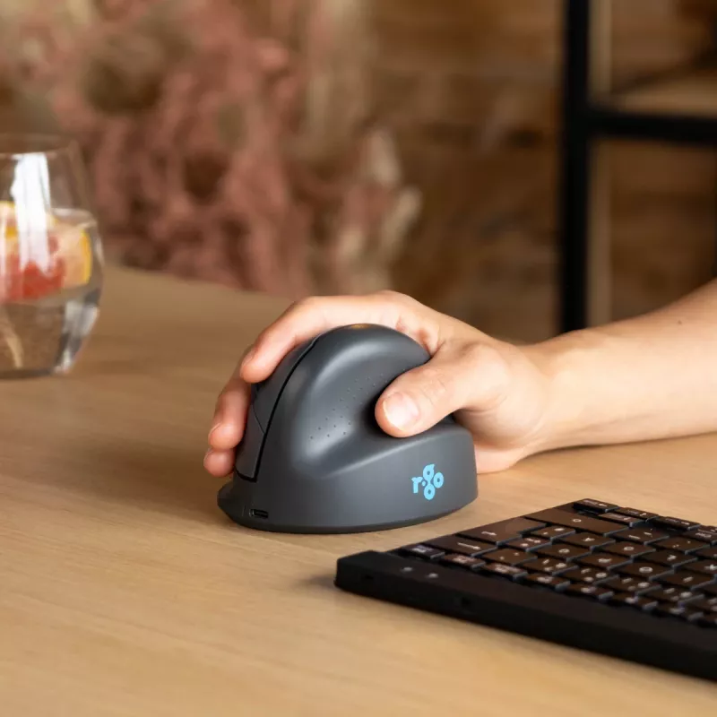 R-Go Tools HE Basic ergonomic mouse, medium, right-handed, Bluetooth