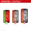 Displex Screen Protector + Case for Apple iPhone 15 Pro, Eco Mounting Frame, scratch resistant