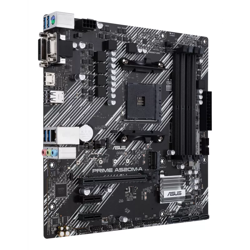 Motherboard ASUS PRIME A520M-A II/CSM AMD A520 Socket AM4 micro ATX