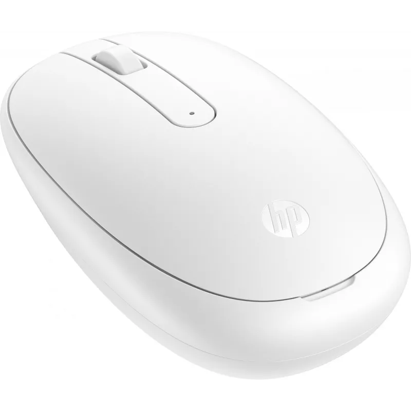 HP 240 Lunar White Bluetooth Mouse, Ambidextrous, Optical, Bluetooth, 1600 DPI, White