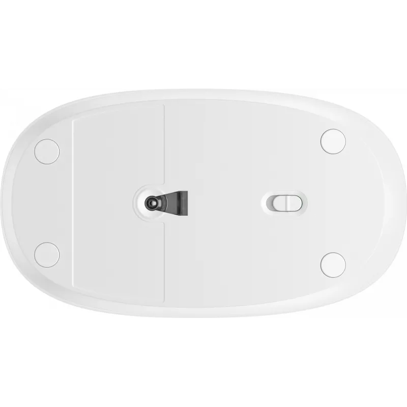 HP 240 Lunar White Bluetooth Mouse, Ambidextrous, Optical, Bluetooth, 1600 DPI, White