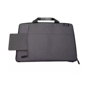 Sleeve case Acer ABG233 for 15.6 inch laptops, 39.6 cm, grey, with carrying handle