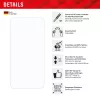 Displex Smart Glass (9H) for Samsung Galaxy S24/S25, Mounting Sticker, unbreakable