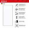 Displex Full Cover Screen Protector (10H) for Samsung Galaxy S24 Ultra, Eco Mounting Frame, Full Cover