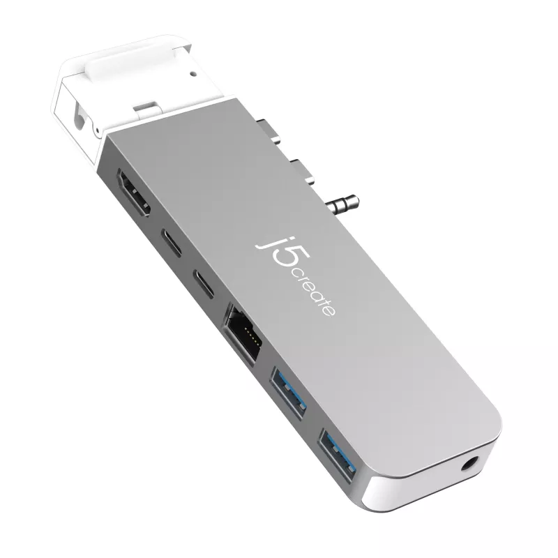 USB Hub j5create JCD395 4K60 Elite Pro Wired USB4 with MagSafe Kit