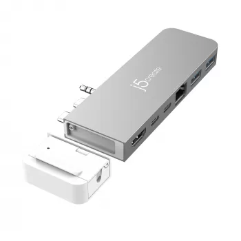 USB Hub j5create JCD395 4K60 Elite Pro Wired USB4 with MagSafe Kit