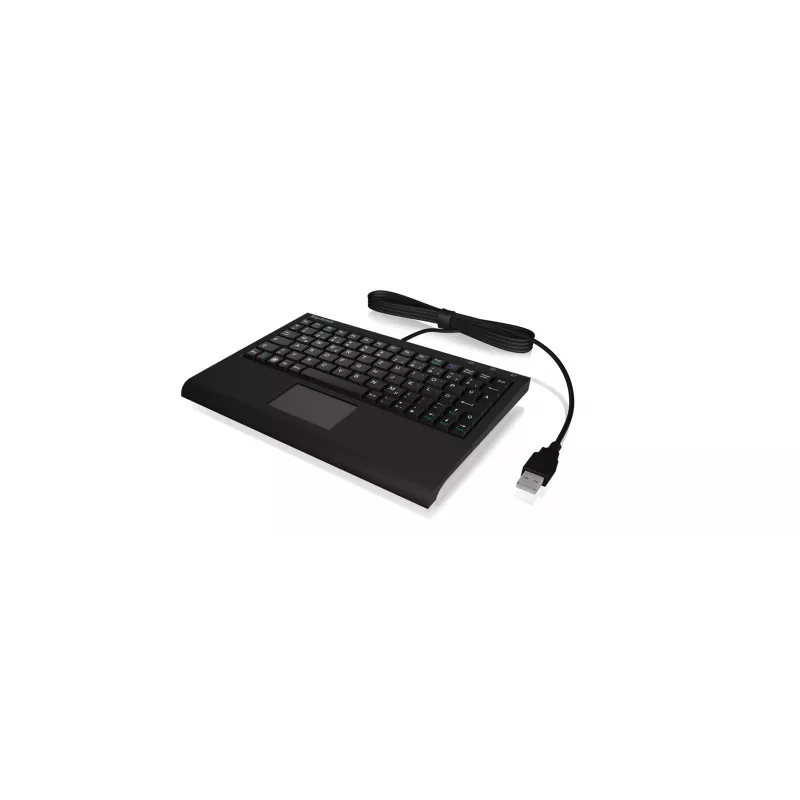 KeySonic ACK-3410 (DE) keyboard Office USB QWERTZ German Black