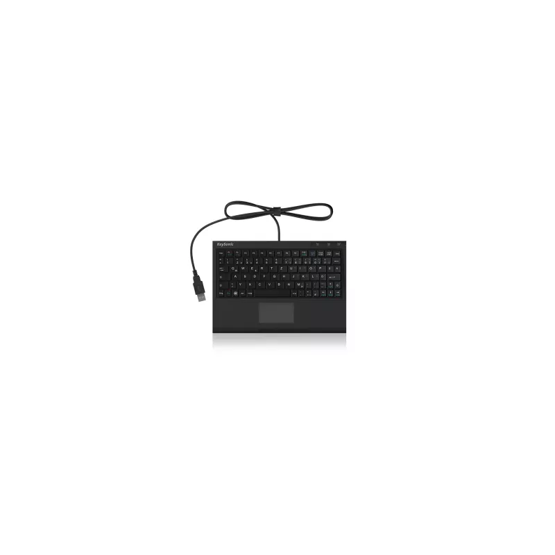 KeySonic ACK-3410 (DE) keyboard Office USB QWERTZ German Black