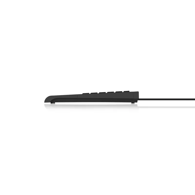 KeySonic ACK-3410 (DE) keyboard Office USB QWERTZ German Black