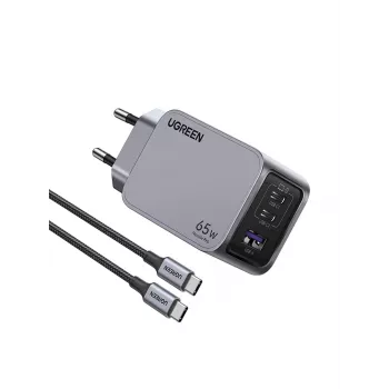 Ugreen 25871 mobile device charger Universal Grey AC Fast charging Indoor