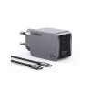 Ugreen 25871 mobile device charger Universal Grey AC Fast charging Indoor