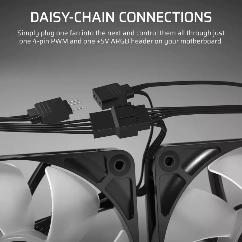 Fan Corsair RS120 ARGB Computer case 12 cm Black
