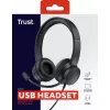 Trust Ayda Headset Wired Head-band Calls/Music Black