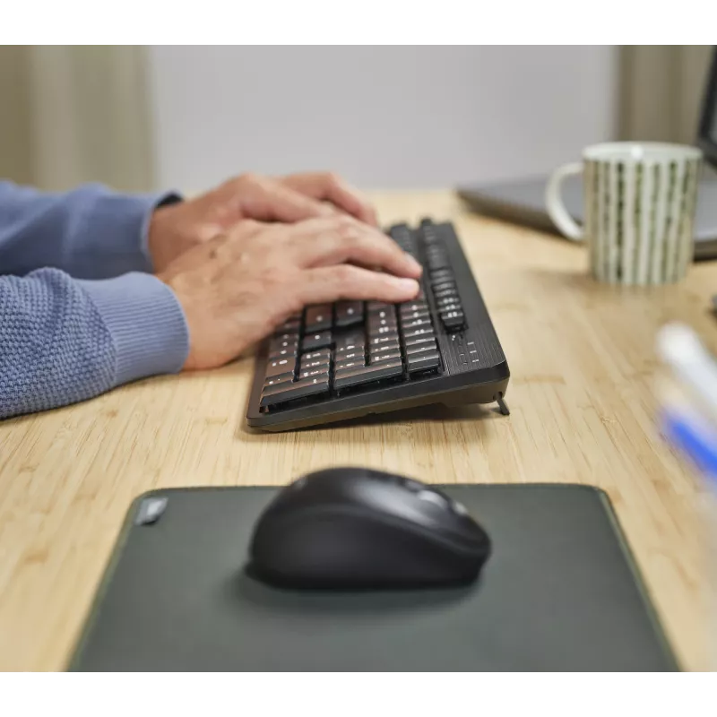 Trust Ody II keyboard Mouse included Office RF Wireless QWERTZ German Black