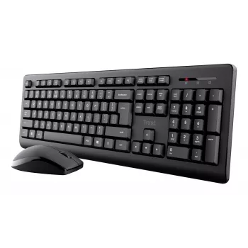 Trust Primo keyboard Mouse included Office RF Wireless QWERTZ German Black