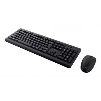 Trust Primo keyboard Mouse included Office RF Wireless QWERTZ German Black