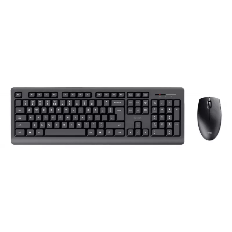 Trust Primo keyboard Mouse included Office RF Wireless QWERTZ German Black