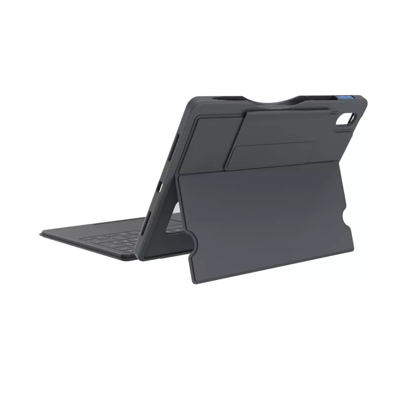 ASTAR DEQSTER Smart Rugged Touch Plus Keyboard for iPad 10.9 inch — QWERTZ German, Mechanical switches, Smart Connector docking, Grey