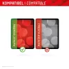 Displex Tablet Glass (9H) for Apple iPad Air 11 inch (2024/2025), Eco Mounting Frame, unbreakable, ultra-slim, invisible