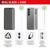 Displex Screen Protector (10H) for Samsung Galaxy S24 FE, Eco Mounting Frame, scratch resistant