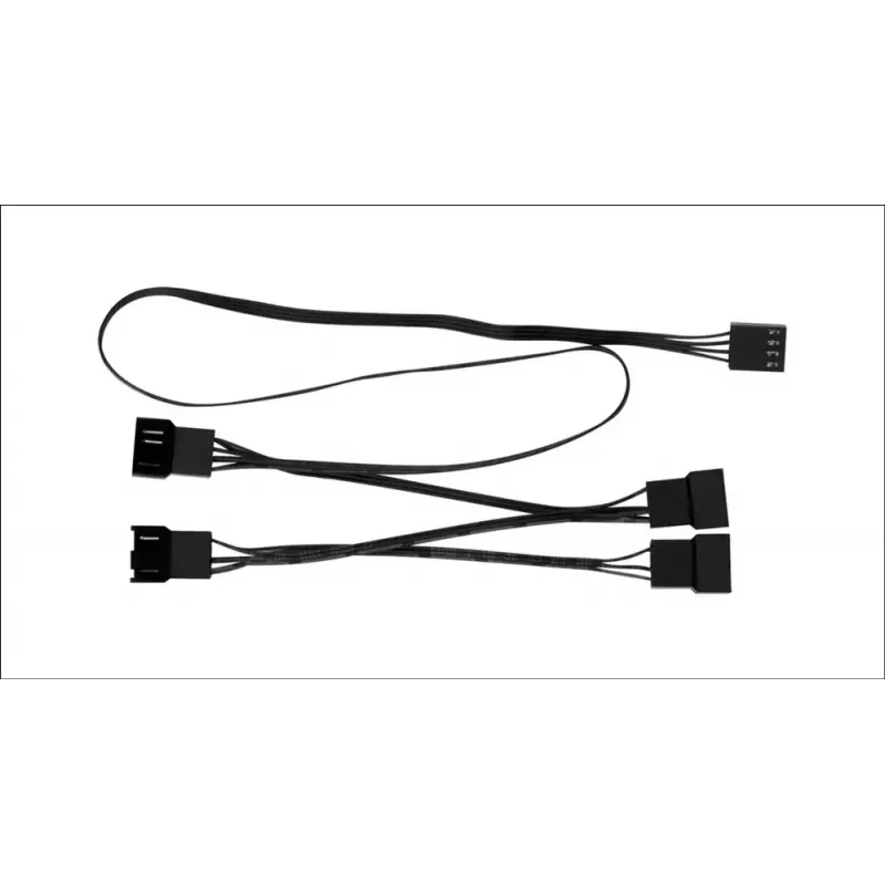 PWM Sharing Cable Arctic PST Cable Rev. 2 for 4 PWM Fans, 4-pin PWM connectors, Black