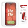 Displex Screen Protector + Case for Apple iPhone 16e/17e, Eco Mounting Frame, scratch resistant