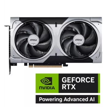 Graphics card MSI GeForce RTX 5060 Ti 16 GB GDDR7, PCIe 5.0, 128-bit, 2602 MHz boost, 180 W, 2x fans