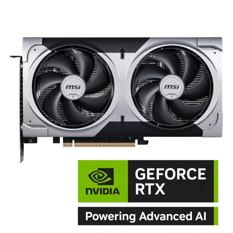 Graphics card MSI GeForce RTX 5060 Ti 16 GB GDDR7, PCIe 5.0, 128-bit, 2602 MHz boost, 180 W, 2x fans